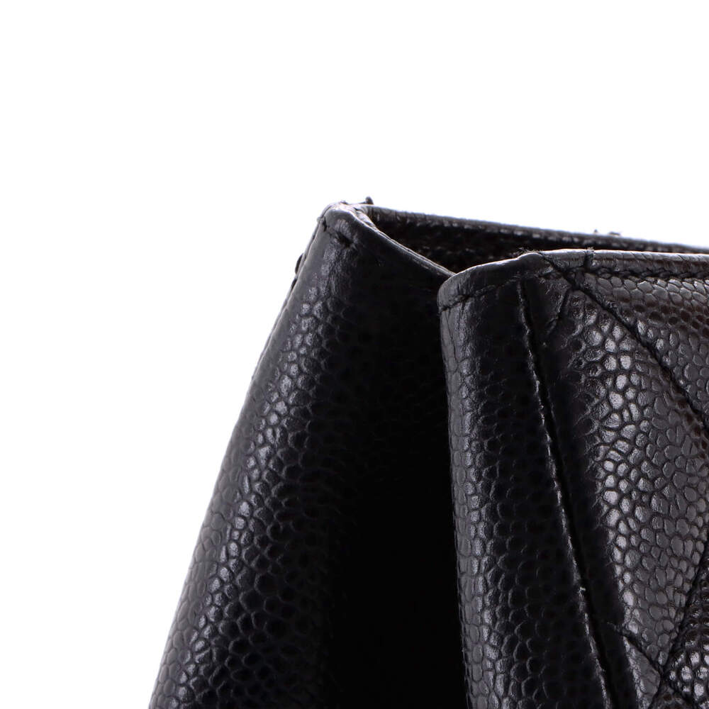 Chanel Grand Shopping Tote Quilted Caviar - Picture 6 of 7